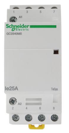 Schneider Electric TeSys GC GC25 Contactor, 230 V ac Coil, 4 Pole, 25 A, 4NO