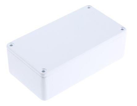 CAMDENBOSS 5000 Series White Die Cast Aluminium Enclosure, IP54, White Lid, 120 x 66 x 40mm