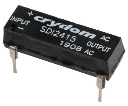 Sensata/Crydom Solid State Relay, 1.5 A rms Load, PCB Mount, 280 V rms Load, SDI2415