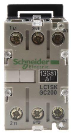 Schneider Electric TeSys SK LC1S Contactor, 110 V ac Coil, 2 Pole, 5 A, 2.2 kW, 2NO