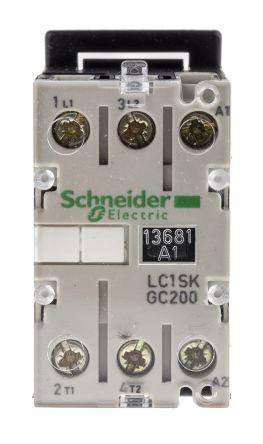 Schneider Electric TeSys SK LC1S Contactor, 230 V ac Coil, 2 Pole, 5 A, 2.2 kW, 2NO