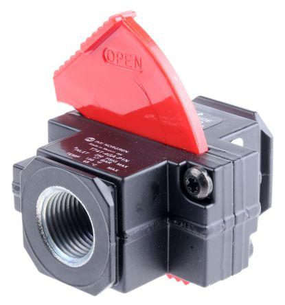 Norgren Pneumatic Relay Shuttle Valve R74G Series, 2.5mm, III B