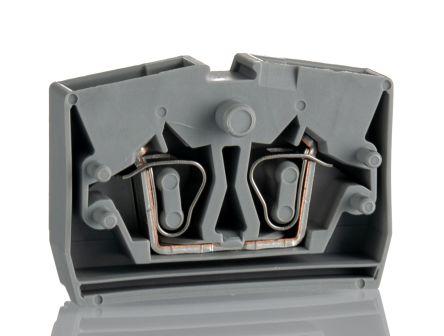 WAGO 264 Series Terminal Block, 2-Way, 24A, 28 - 12 AWG Wire, Cage Clamp Termination