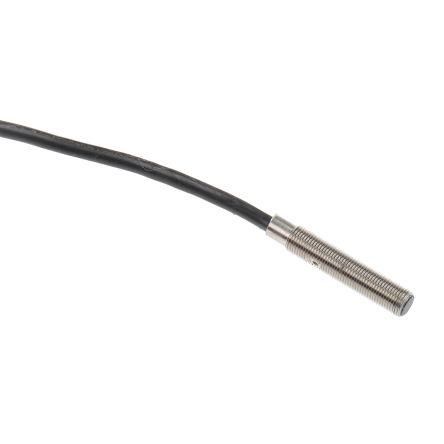 Pre-cabled standard thread sensor,M5 PNP