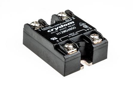 Sensata/Crydom Solid State Relay, 50 A Load, Panel Mount, 660 V ac Load, 32 V Control, H12WD4850