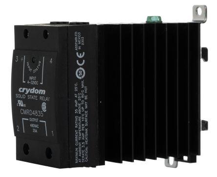 Sensata/Crydom CMR48 Series Solid State Relay, 35 A Load, DIN Rail Mount, 530 V Load, 32 V Control, CMRD4835