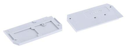 WAGO 280 Series End and Intermediate Plate for Use with 280 Series Terminal Blocks