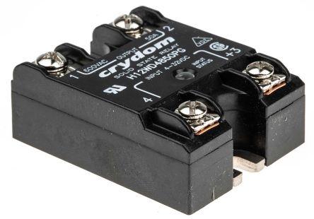 Sensata/Crydom H12WD Series Solid State Relay, 50 A Load, Panel Mount, 660 V ac Load, 32 V Control, H12WD4850PG