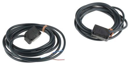 E3Z pre-wired thru-beam sensor,PNP 15m