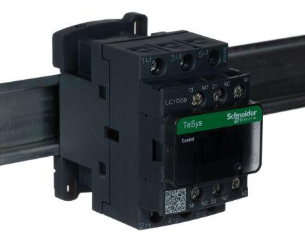 Schneider Electric TeSys D LC1D Contactor, 24 V ac Coil, 3 Pole, 9 A, 4 kW, 3NO