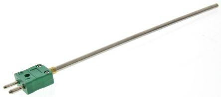 K insulated thermocouple w/plug,6x250mm