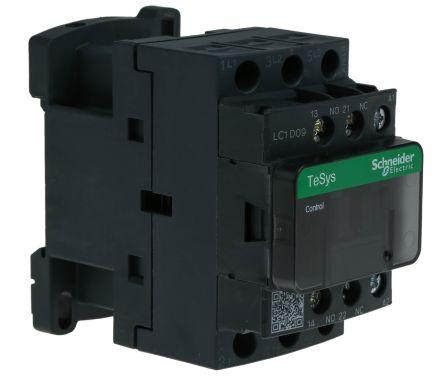 Schneider Electric TeSys D LC1D Contactor, 110 V ac Coil, 3 Pole, 9 A, 4 kW, 3NO