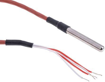 PT100 sensor,6mm dia, 50mm length,4 wire