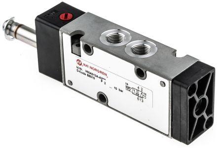 Norgren 5/2 Pneumatic Solenoid Valve - Solenoid/Pilot G 1/8 V60 Series