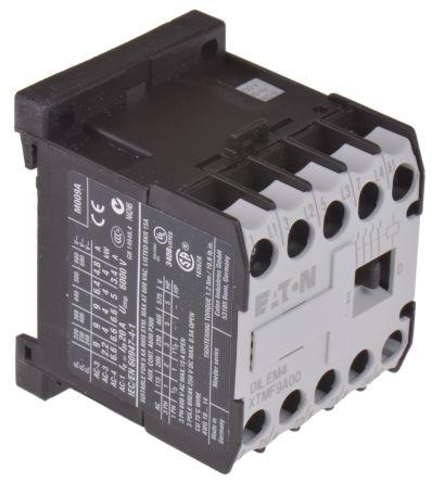 Eaton xStart Contactor, 230 V ac Coil, 1 Pole, 9 A, 4 kW, 4NO