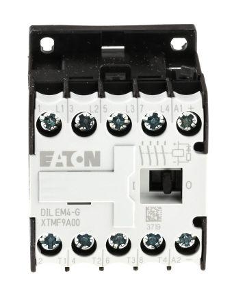 Eaton xStart Contactor, 24 V dc Coil, 4 Pole, 9 A, 4 kW, 24 V dc Control, 4NO