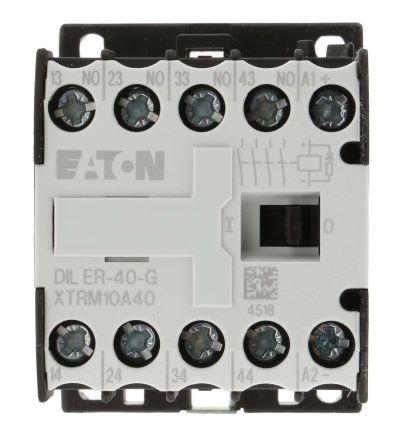 Eaton xStart Contactor, 24 V dc Coil, 4 Pole, 3 A, 4NO