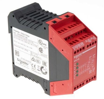 FIXED TERMINAL SAFETY RELAY 24VDC/120VAC