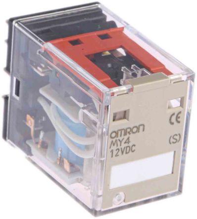 4PDT PLUG-IN RELAY,5A 12VDC COIL