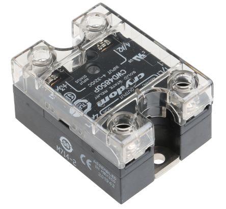 Sensata/Crydom CW24 Series Solid State Relay, 50 A rms Load, Panel Mount, 660 V ac Load, 32 V Control, CWD4850P