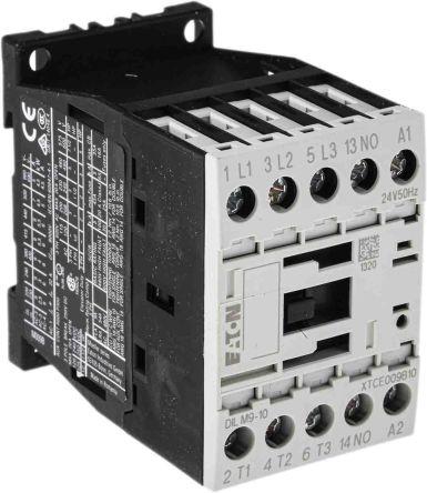 Eaton xStart Contactor, 24 V ac Coil, 3 Pole, 9 A, 4 kW, 3NO