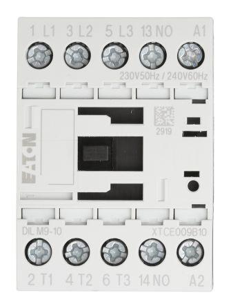 Eaton xStart Contactor, 230 V ac Coil, 3 Pole, 9 A, 4 kW, 3NO