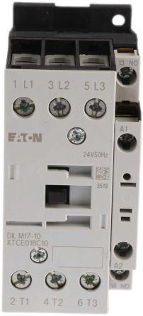 Eaton xStart Contactor, 24 V ac Coil, 3 Pole, 17 A, 7.5 kW, 3NO