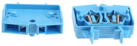 WAGO264-704 264 Series Feed Through Terminal Block, 2.5mm², Single-Level, Cage Clamp Termination, ATEX, IECEx