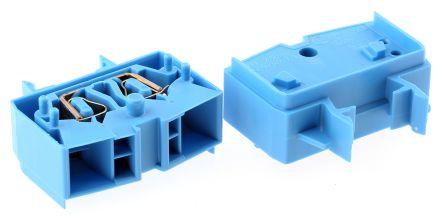 WAGO264-724 264 Series Feed Through Terminal Block, 2.5mm², Single-Level, Cage Clamp Termination, ATEX, IECEx