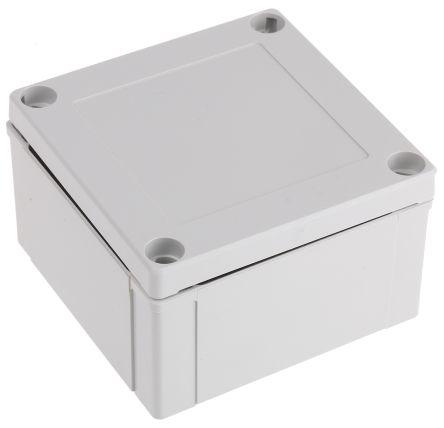 Fibox Grey ABS Enclosure, IP66, IP67, 100 x 100 x 60mm