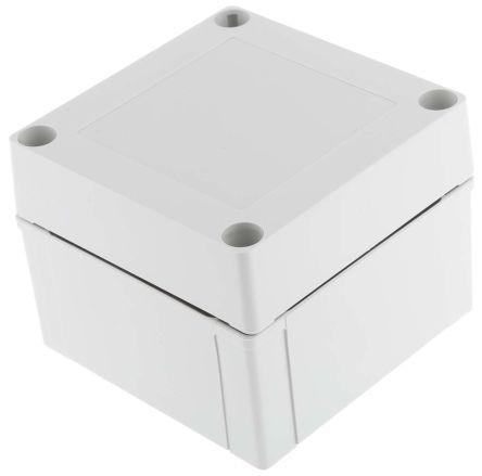 Fibox Grey ABS Enclosure, IP66, IP67, 100 x 100 x 75mm