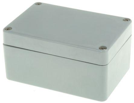 Fibox Euronord II Series Grey Polyester Enclosure, IP65, Grey Lid, 110 x 75 x 55mm