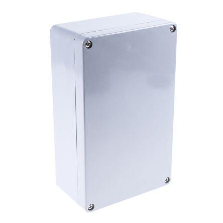 Fibox Euronord II Series Grey Polyester Enclosure, IP66, IP67, Grey Lid, 260 x 160 x 92mm