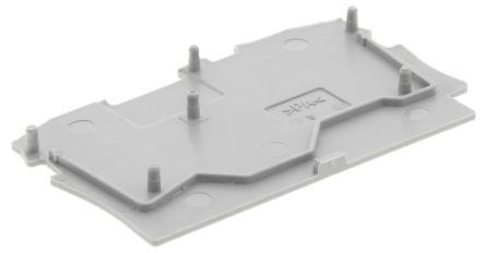 WAGO TOPJOB S, 2002 Series End and Intermediate Plate for Use with 2002 Series Terminal Blocks