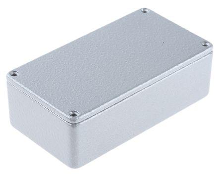 CAMDENBOSS 5000 Series Grey Die Cast Aluminium Enclosure, IP54, Grey Lid, 120 x 66 x 40mm