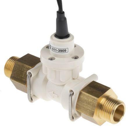 Fluid flow sensor,2.5-30 l/min