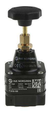 Norgren G 1/4 Pneumatic Regulator - 0.07bar to 4bar, 1/4in, 10bar max. input