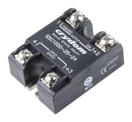 Sensata/Crydom SSC Series Series Solid State Relay, 25 A Load, Surface Mount, 1000 V Load, 28 V Control, SSC1000-25-24