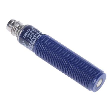 Telemecanique Sensors Ultrasonic Barrel-Style Proximity Sensor, M12 x 1, 6 - 100 mm Detection, PNP Output, 12
