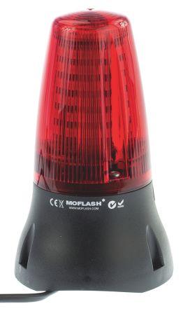 LED Beacon w/ buzzer,Red,230Vac