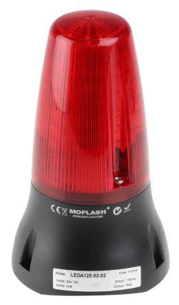 LED Beacon w/ buzzer,Red,24Vdc