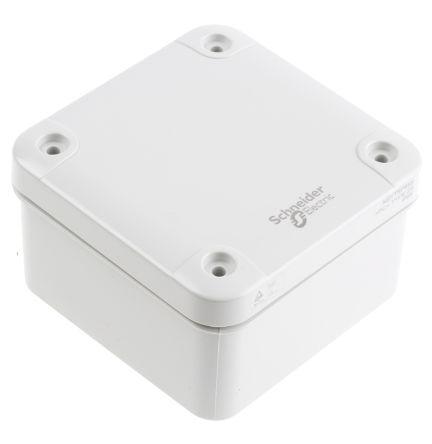 Schneider Electric Thalassa TBP Series Polycarbonate Wall Box, IP66, 89 mm x 89 mm x 54mm