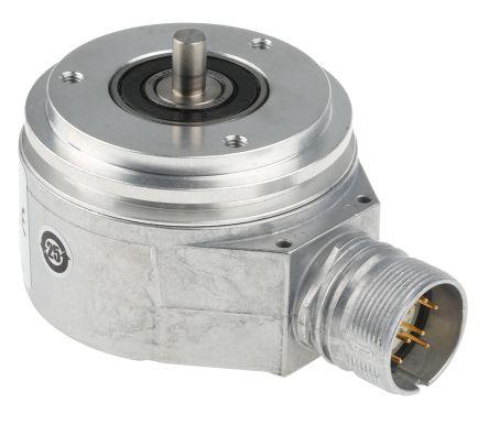 Encoder, Servo flange, 6mm shaft, M23