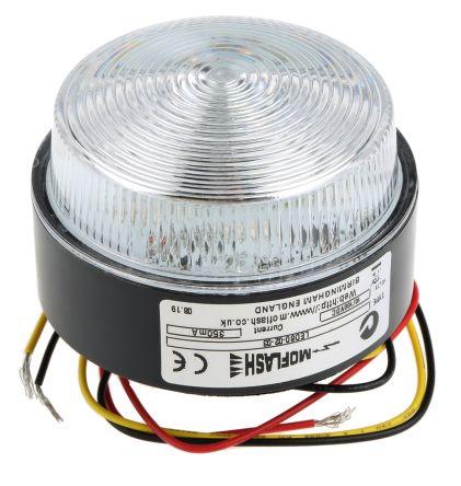 LED Beacon 10-100Vdc steady/flash blue