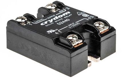 Sensata/Crydom 1 Series Solid State Relay, 40 A rms Load, Surface Mount, 280 V rms Load, 32 V dc Control, D2440