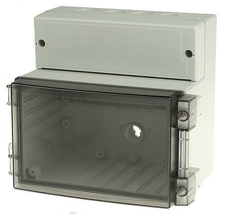 Fibox CARDMASTER Grey, Polycarbonate Enclosure, 188 x 160 x 134mm