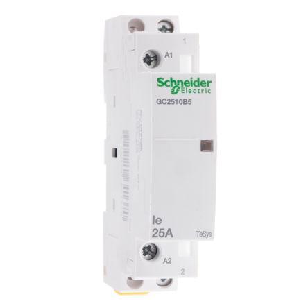 Schneider Electric TeSys GC GC25 Contactor, 24 V ac Coil, 1 Pole, 25 A, 1NO