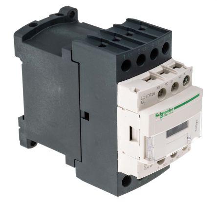 Schneider Electric TeSys D LC1D Contactor, 24 V dc Coil, 4 Pole, 25 A, 4NO