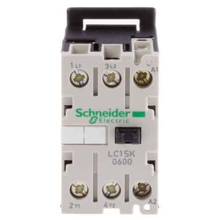 Schneider Electric TeSys SK LC1S Contactor, 48 V ac Coil, 2 Pole, 6 A, 2NO
