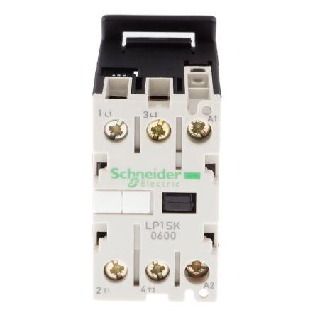 Schneider Electric TeSys SK LP1S Contactor, 48 V dc Coil, 2 Pole, 12 A, 2NO